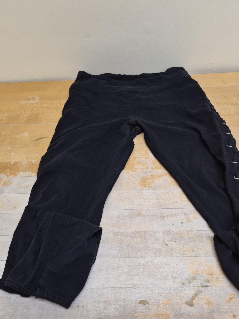 Bluenotes Black Lace-Up Leggings